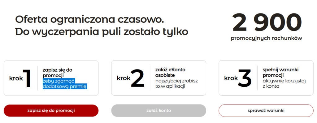 HIT Aż 600 zł premii za eKonto osobiste w mBank 8 dla chętnych