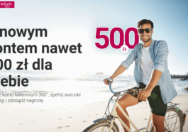 Konto Millennium premia 500 zł sierpień 2023