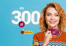 Karta kredytowa Millennium premia 300 zł Biedronka lipiec sierpień wrzesień 2024