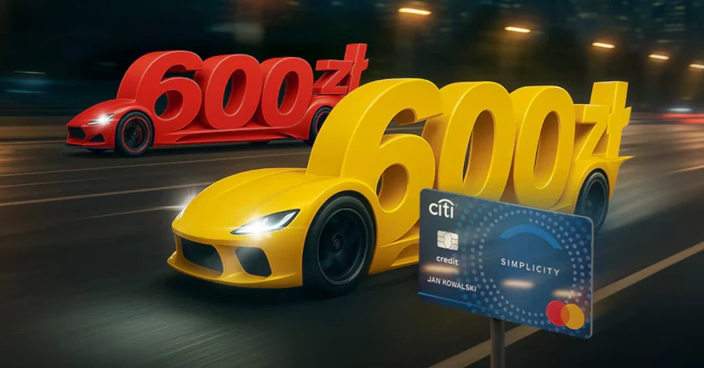 Karta Citibank z premia 1200 zł cashback - czerwiec 2025
