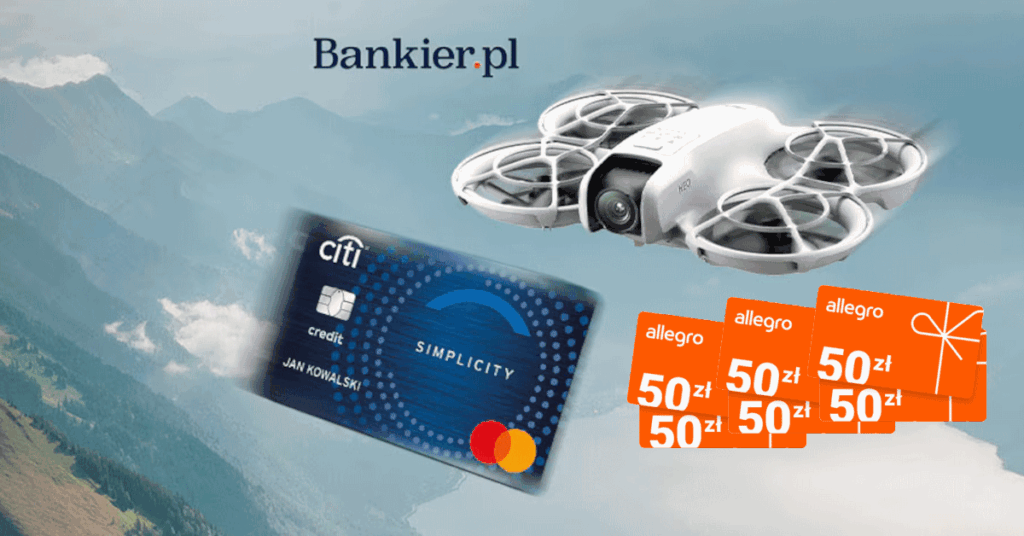 Dron DJI NEO z karta kredytowa Citibank 2025