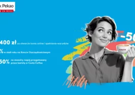 Konto Pekao premia 400 zł i zniżka Costa Caffee 2025