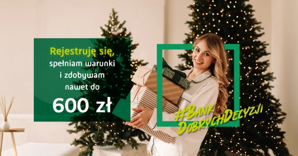 Konto BNP Paribas premia grudzień 2025