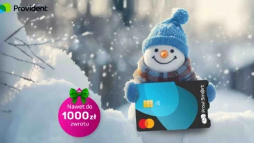 Karta kredytowa Provident premia 1000 zł grudzień 2025