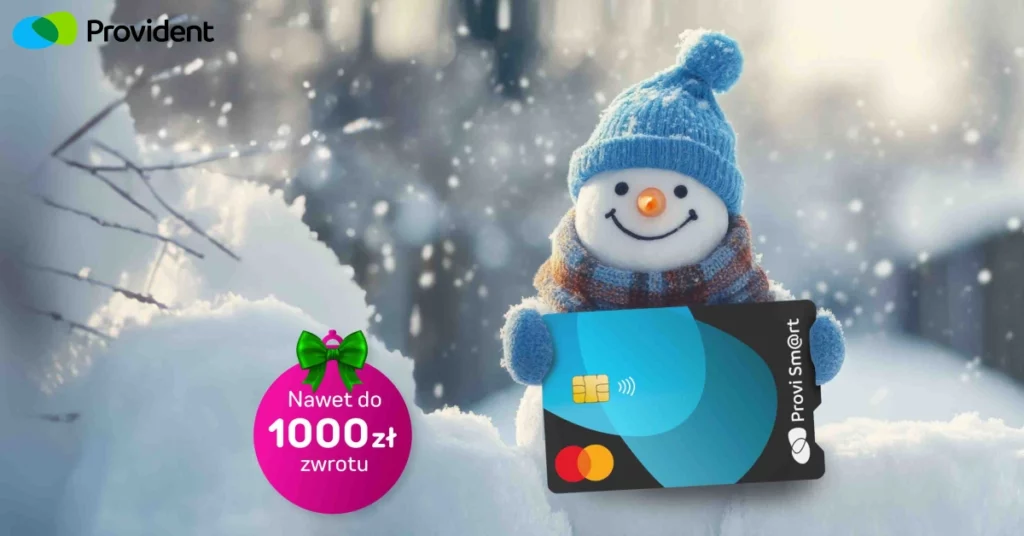 Karta kredytowa Provident premia 1000 zł grudzień 2025