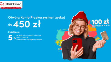 Konto Pekao premia 450 zł 2026 rok