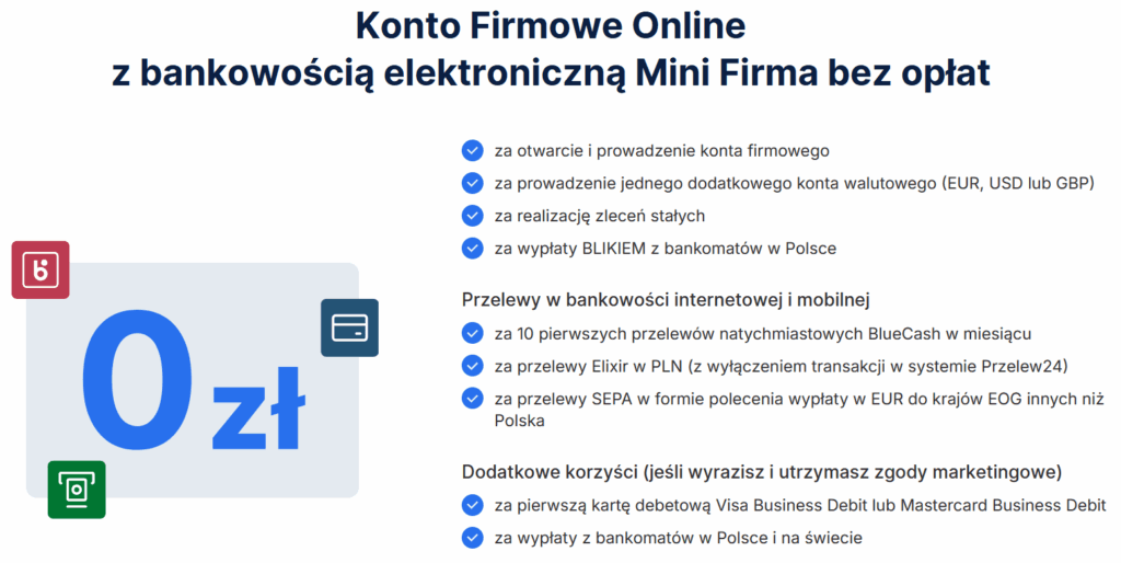 Konto Firmowe Online ERSTE Bank Polska zalety