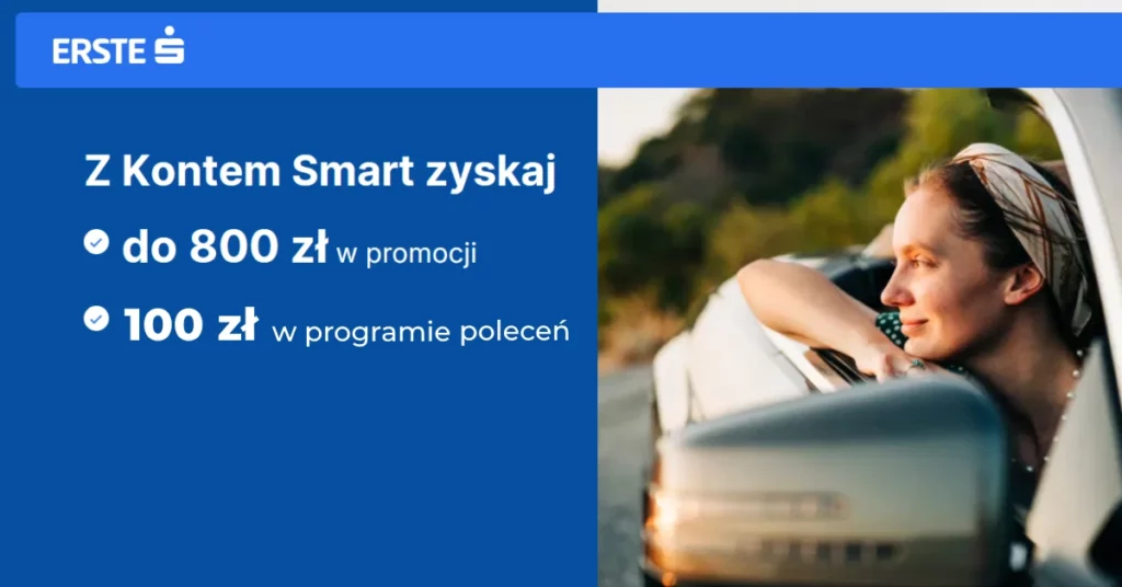 Konto Erste Bank premia 900 zł sierpień 2026