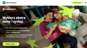 Premia za rejestrację 1100 zł Konto BNP Paribas